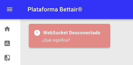 Figura 29 Captura error websocket