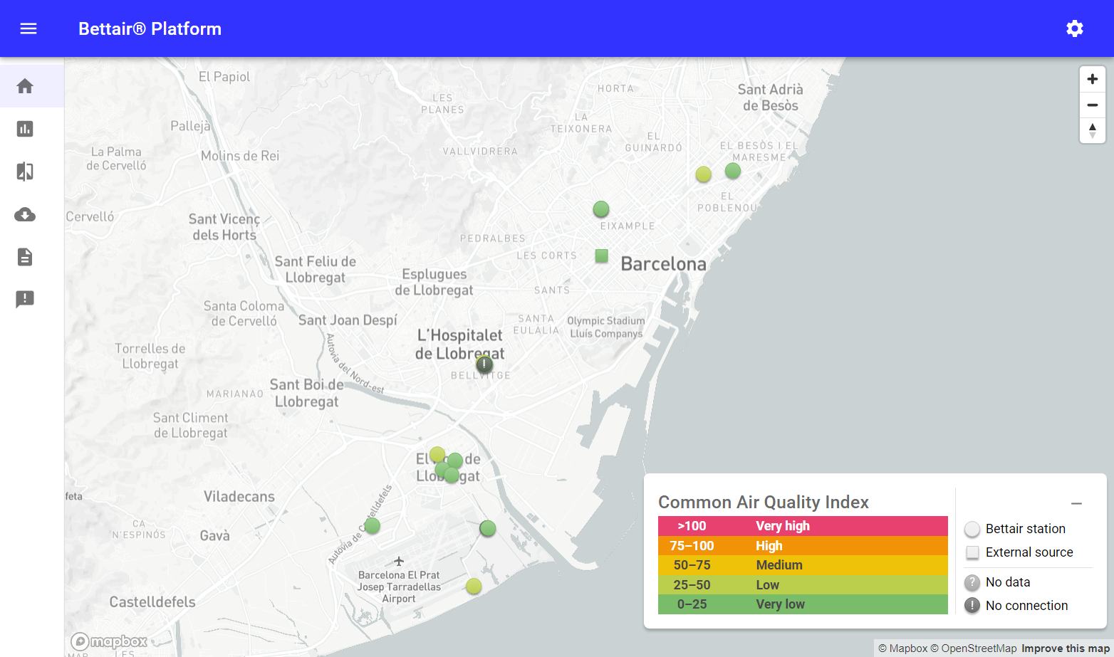 Figure 6 Map screen capture